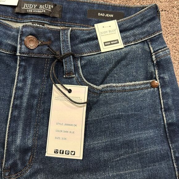 Just Blue high waist dad Jean size 3/26 stretchy! - Picture 11 of 11
